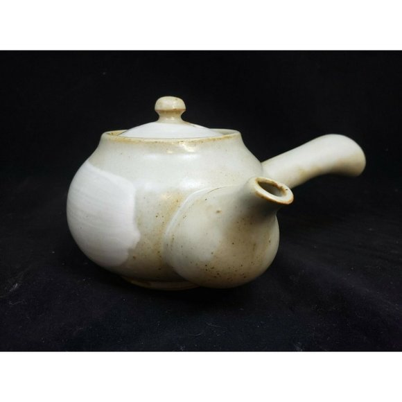Japanese Kyusu Tea Set with Teapot, 5 Cups, Spouted Bowl, Small Dish - Picture 2 of 14